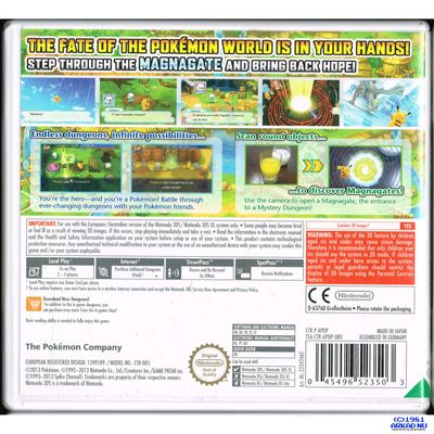 POKEMON MYSTERY DUNGEON GATES TO INFINITY 3DS