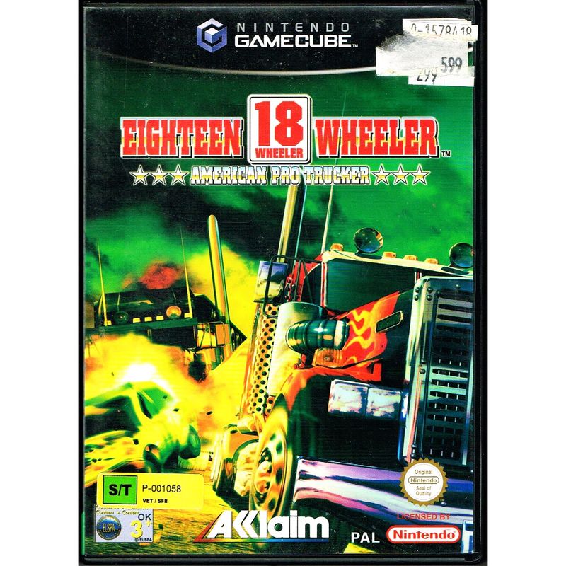 18 WHEELER GAMECUBE