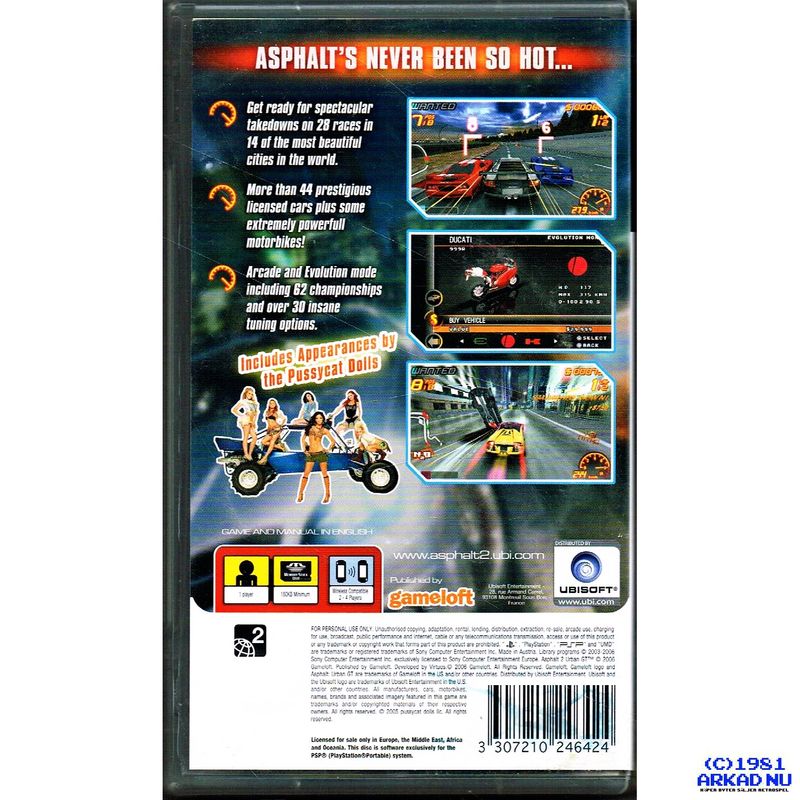 ASPHALT 2 URBAN GT PSP