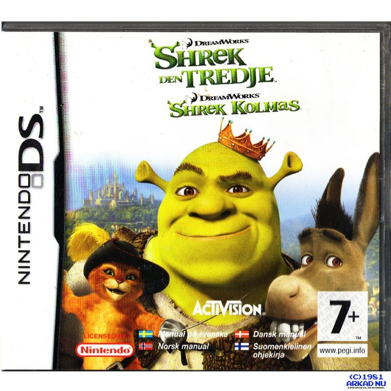 SHREK DEN TREDJE DS