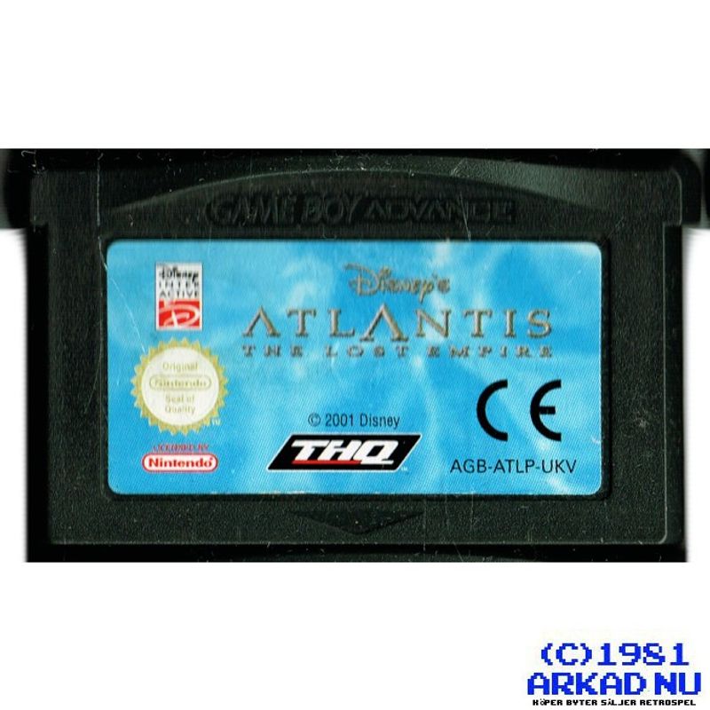 ATLANTIS THE LOST EMPIRE GBA