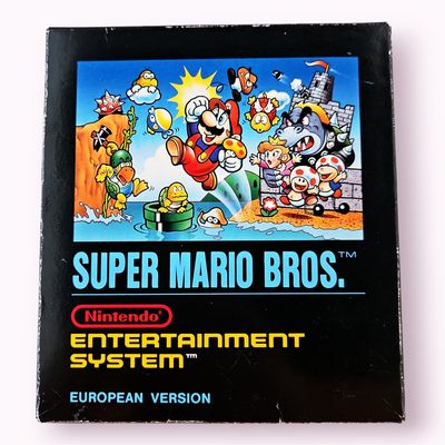 SUPER MARIO BROS NES SCN 5 SKRUVARS SVENSK FÖRSTA UTGÅVA