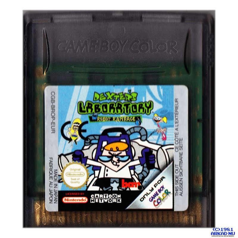 DEXTERS LABORATORY ROBOT RAMPAGE GAMEBOY COLOR