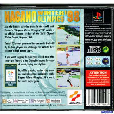 NAGANO WINTER OLYMPICS 98 PS1