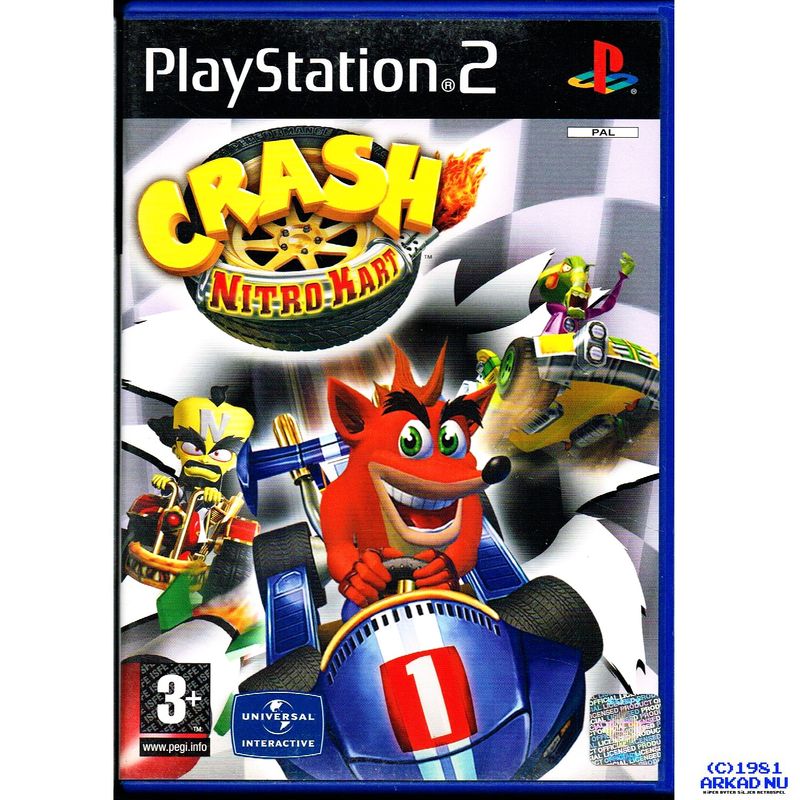 CRASH NITRO KART PS2 