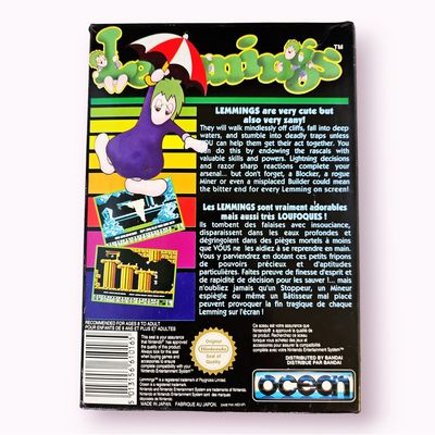 LEMMINGS NES FRA