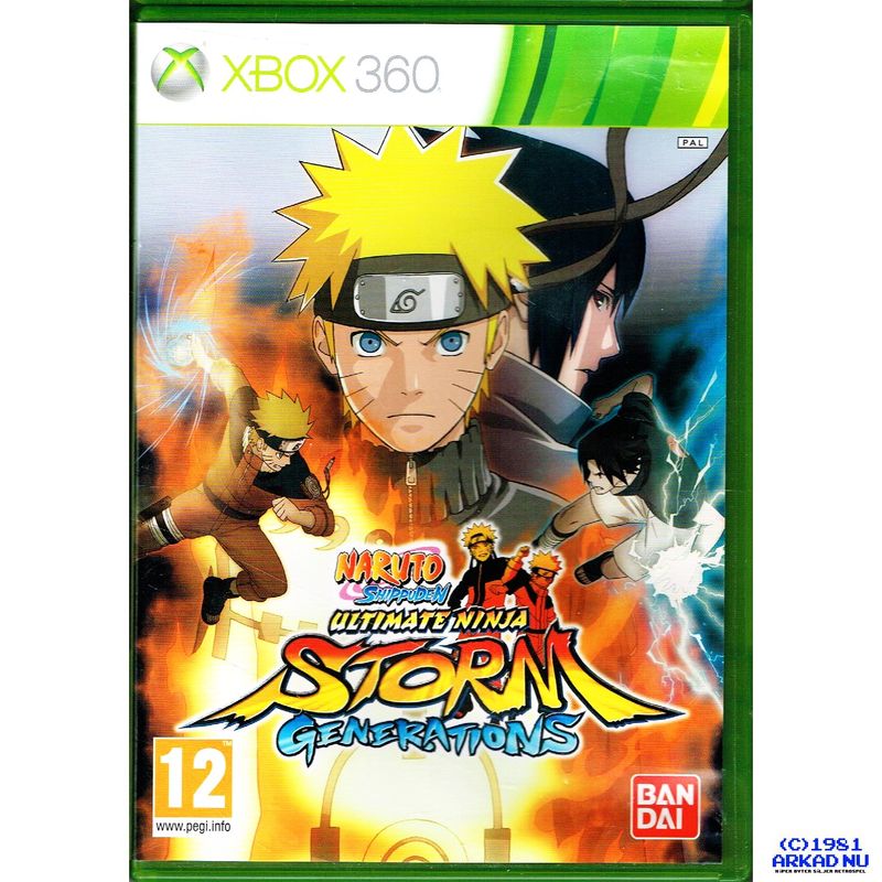 NARUTO SHIPPUDEN ULTIMATE NINJA STORM GENERATIONS XBOX 360