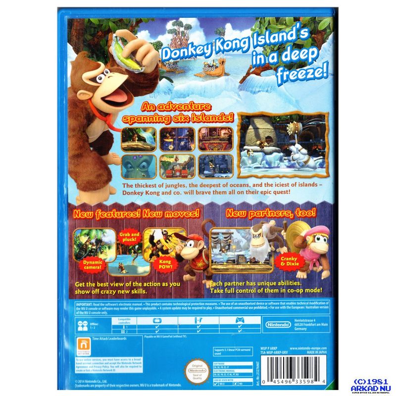 DONKEY KONG COUNTRY TROPICAL FREEZE WII U