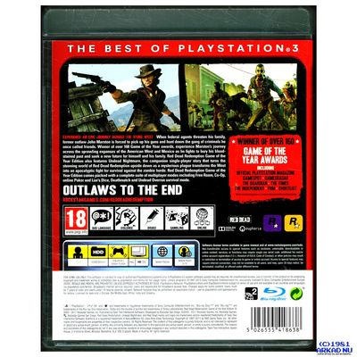 RED DEAD REDEMPTION GAME OF THE YEAR EDITION PS3