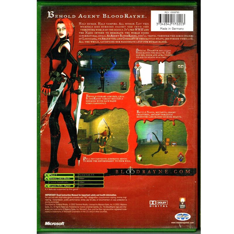 BLOODRAYNE XBOX