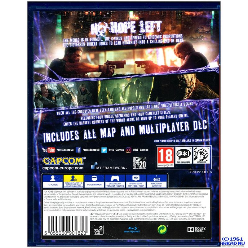 RESIDENT EVIL 6 PS4