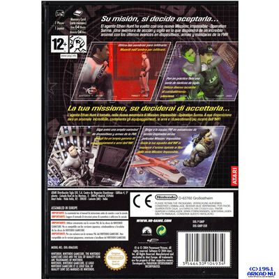 MISSION IMPOSSIBLE M:I OPERATION SURMA GAMECUBE ITALIENSK