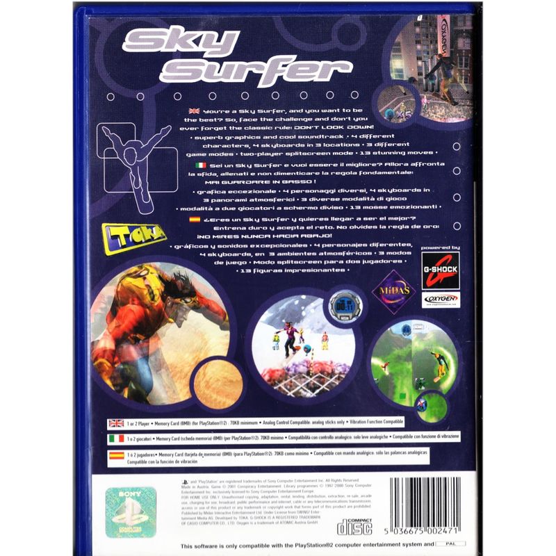 SKY SURFER PS2