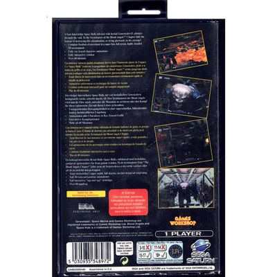 SPACE HULK VENGEANCE OF THE BLOOD ANGELS SATURN