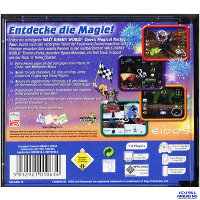WALT DISNEY QUEST MAGICAL RACING TOUR DREAMCAST