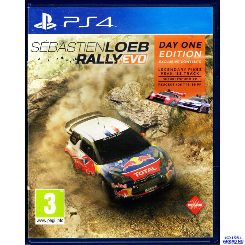 SEBASTIEN LOEB RALLY EVO DAY ONE EDITION PS4