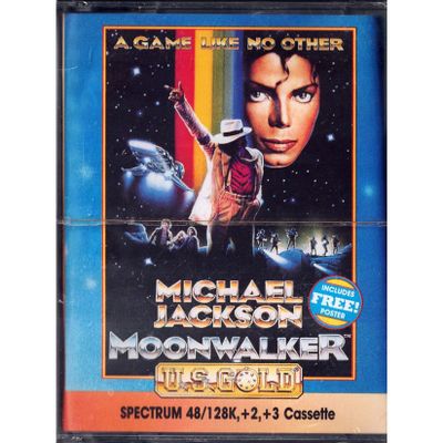 MICHAEL JACKSONS MOONWALKER ZX SPECTRUM NYTT INPLASTAD