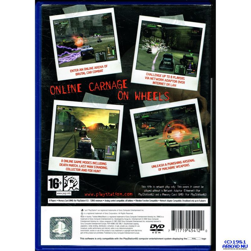 TWISTED METAL BLACK ONLINE PS2