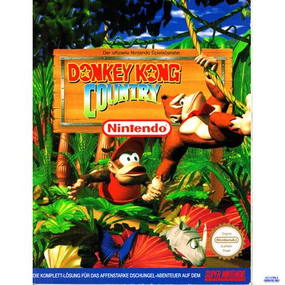 DONKEY KONG COUNTRY DER OFFIZIELLE NINTENDO SPIELEBERATER TYSK