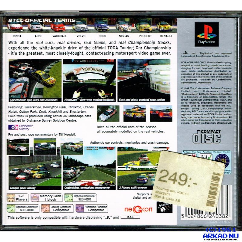 TOCA TOURING CAR CHAMPIONSHIP PS1