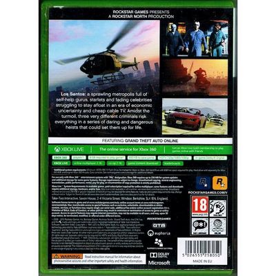 GRAND THEFT AUTO 5 XBOX 360