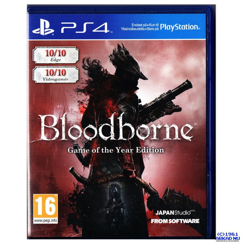 BLOODBORNE GAME OF THE YEAR EDITION PS4