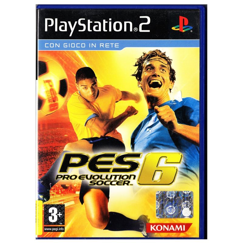 PRO EVOLUTION SOCCER 6 PS2 ITALIENSK