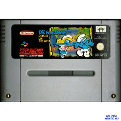 THE SMURFS TRAVEL THE WORLD SNES