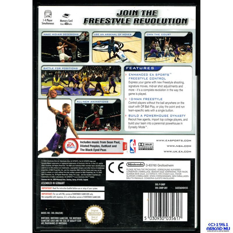 NBA LIVE 2004 GAMECUBE