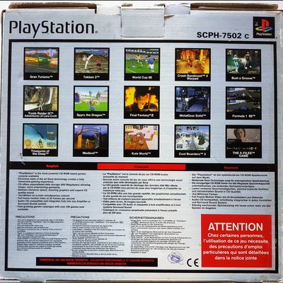 PLAYSTATION 1 BOXED