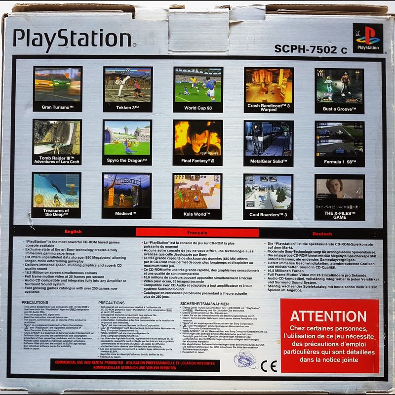 PLAYSTATION 1 BOXED