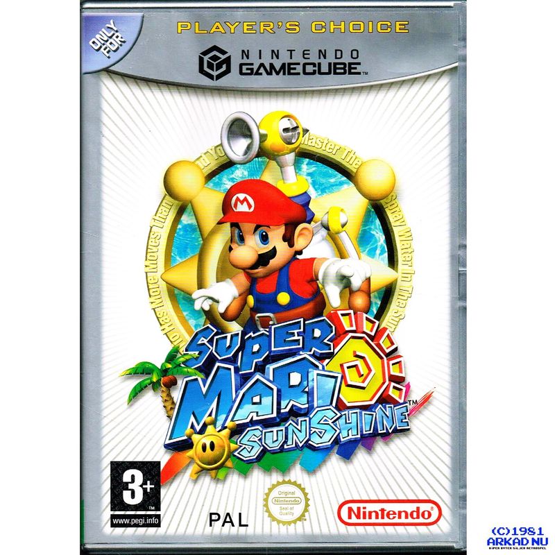 SUPER MARIO SUNSHINE GAMECUBE