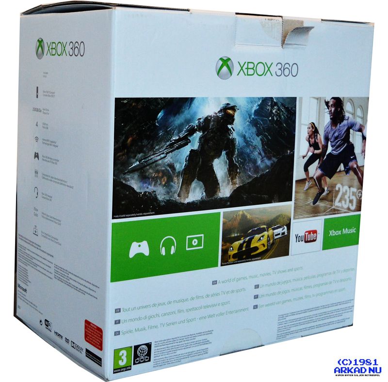 XBOX 360 E 250GB BOXAD