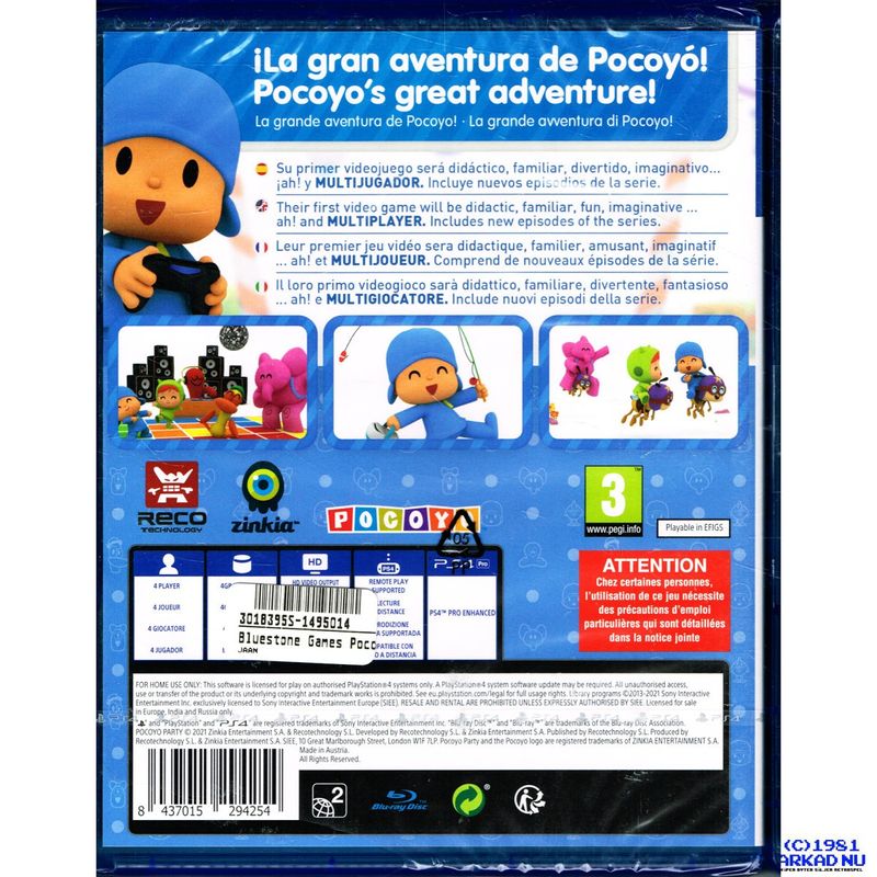 POCOYO PARTY PS4