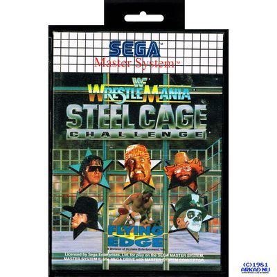 WWF WRESTLEMANIA STEEL CAGE CHALLENGE MASTER SYSTEM