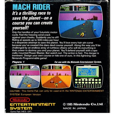 MACH RIDER NES SCN