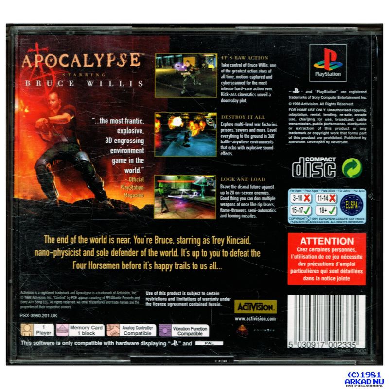 APOCALYPSE PS1