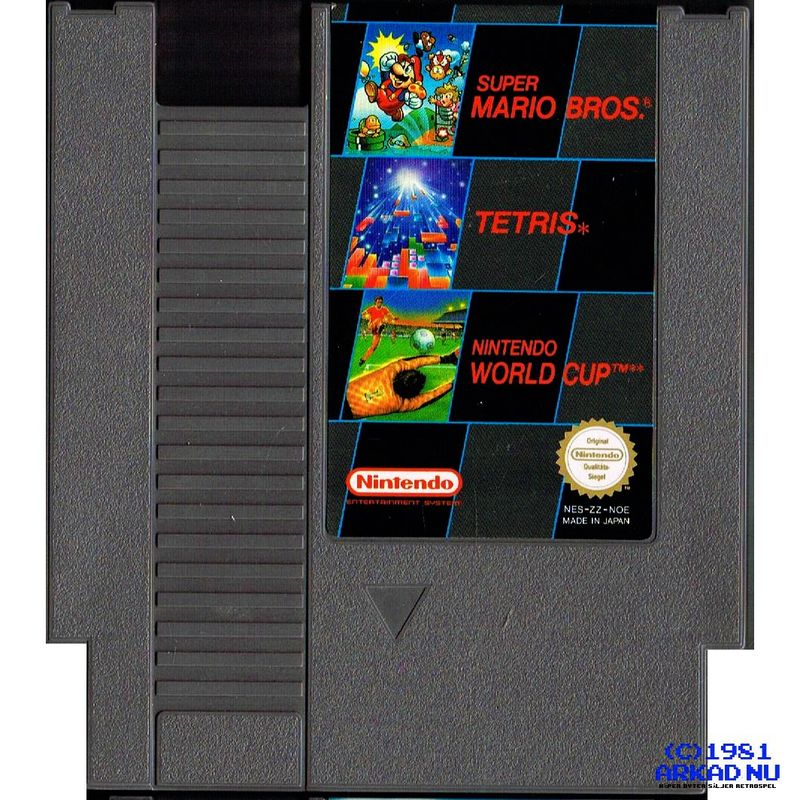 SUPER MARIO BROS + TETRIS + WORLD CUP NES