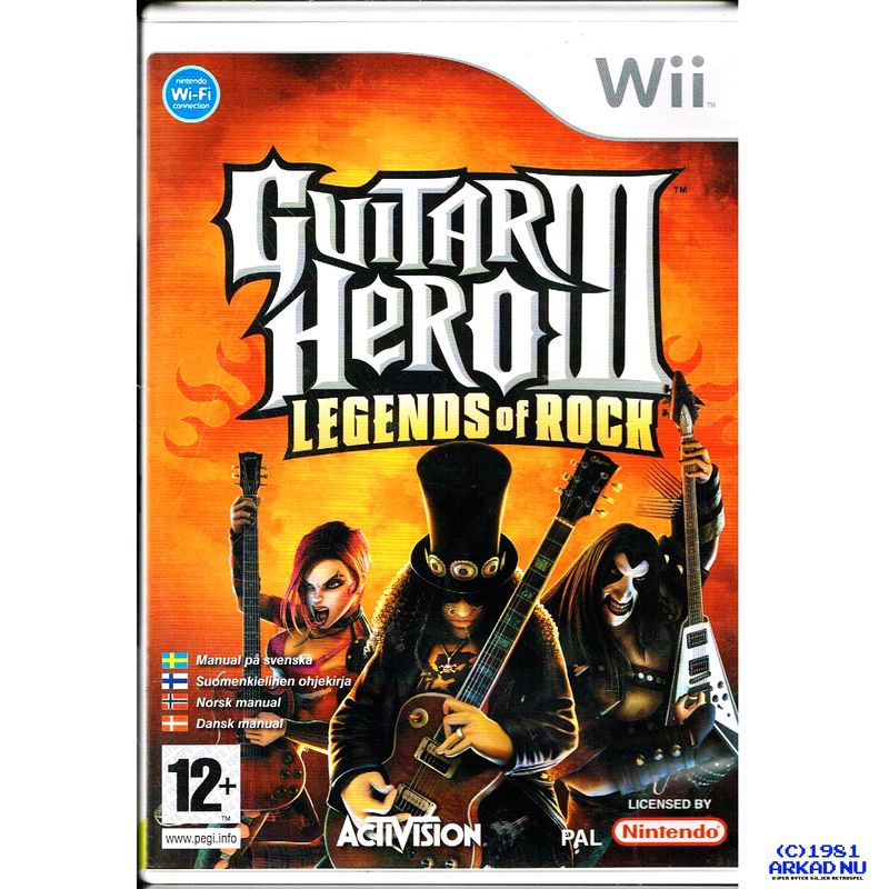 GUITAR HERO III LEGENDS OF ROCK WII