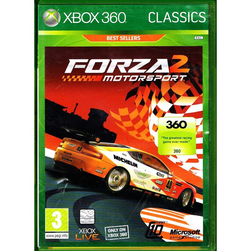 FORZA MOTORSPORT 2 XBOX 360