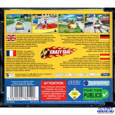 CRAZY TAXI DREAMCAST