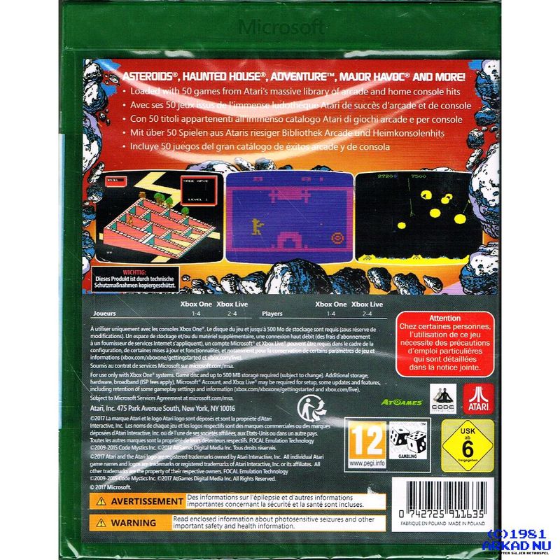 ATARI FLASHBACK CLASSICS VOL 2 XBOX ONE