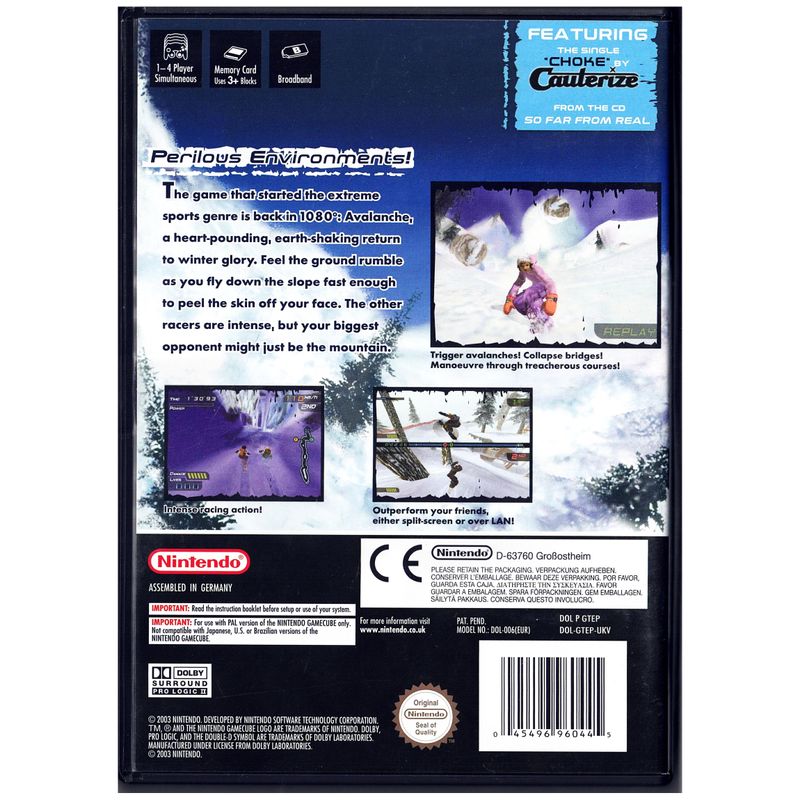 1080 AVALANCHE GAMECUBE