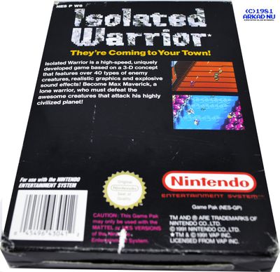 ISOLATED WARRIOR NES PAL-A