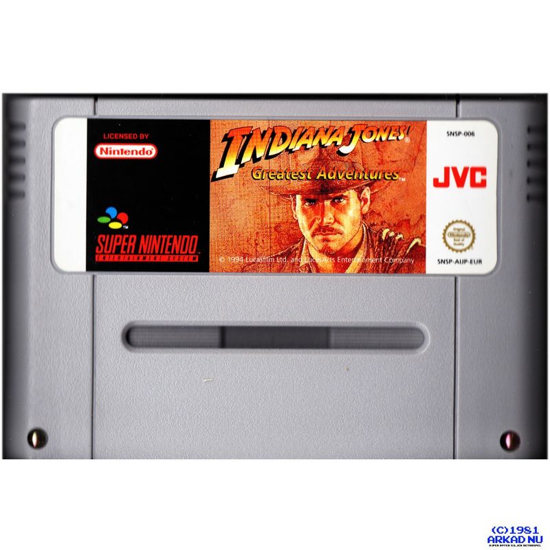 INDIANA JONES GREATEST ADVENTURES SNES