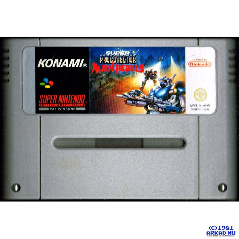 SUPER PROBOTECTOR ALIEN REBELS SNES SCN