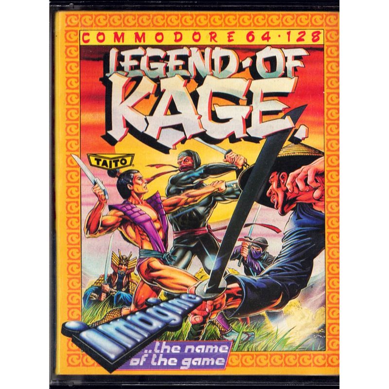 LEGEND OF KAGE C64 KASSETT