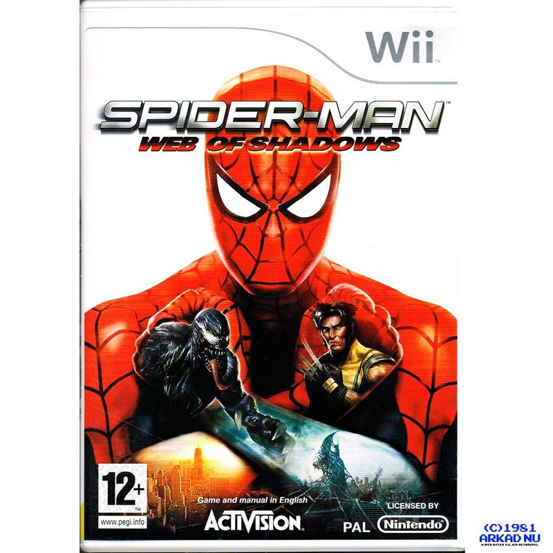 SPIDER-MAN WEB OF SHADOWS WII