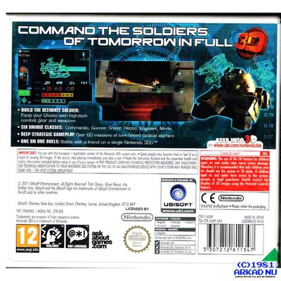 TOM CLANCYS GHOST RECON SHADOW WARS 3DS