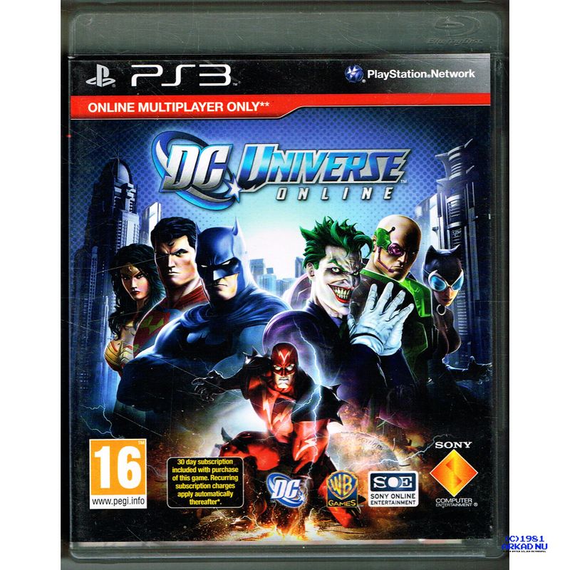 DC UNIVERSE ONLINE PS3